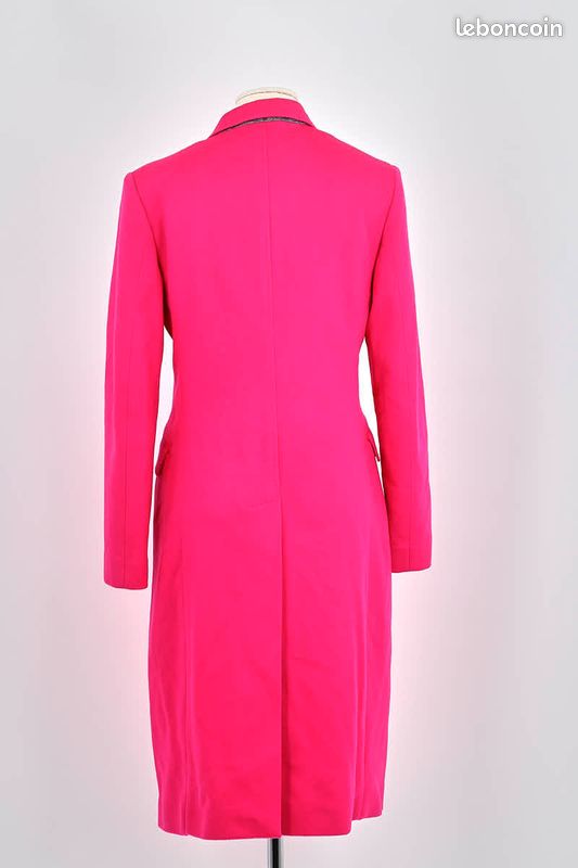 Manteau en laine rose Paul Smith Vêtements