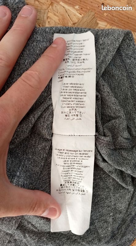T-shirt maillot imprimé Kenzo pur vintage Rare gris (image 8)