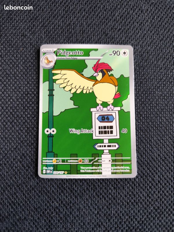 Carte pokémon Pidgeotto AR 208/197 (image 1)