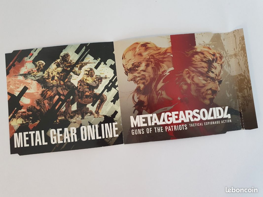 Metal Gear Solid 4 (MGS4) PS3 - Édition Promo/presse Rare, Jeu PlayStation 3 En Très Bon état Complet