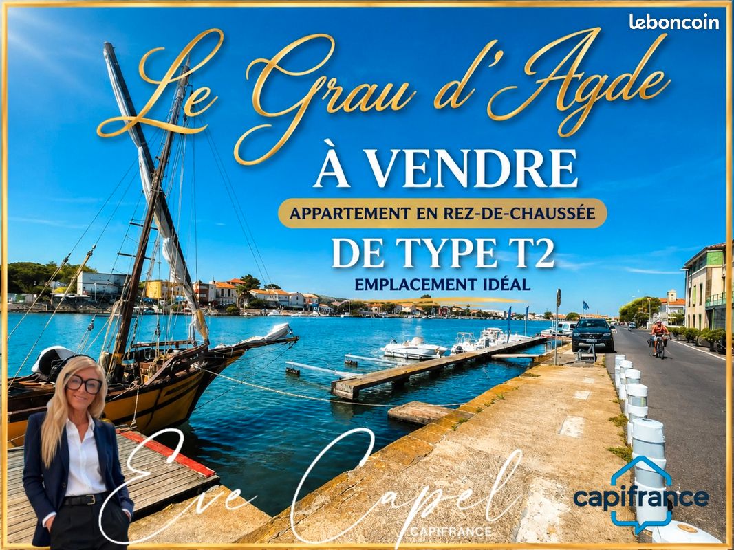 Appartement 2 pièces 38 m² · à Agde · 38 m² · 143 000 €