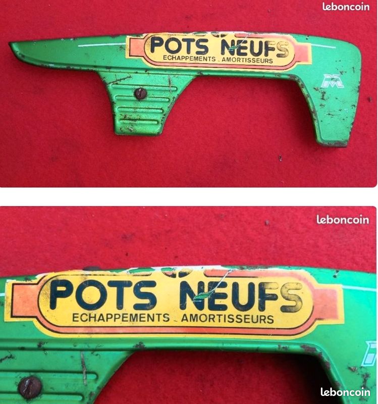 Pieces Mini Vélo pliant vert Motobecane protège chaîne avec la quincaillerie d origine 7 euros envoi possible.
Envoi mondial relay ok.
Plus de photos et renseignements sur demande (image 1)