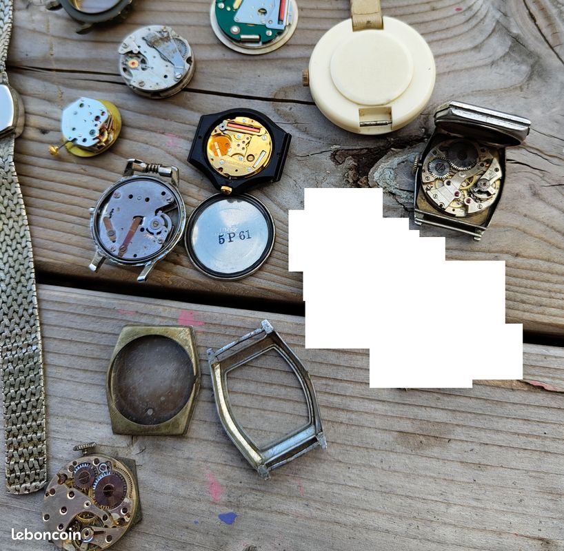 lot 3 mouvements montre anciennes femme Movado cal 15 pour pièces pour