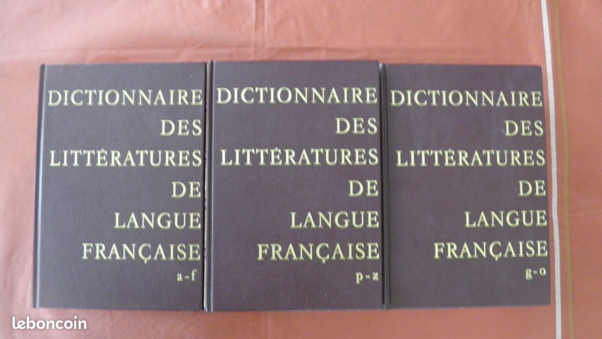 Dictionnaire des littératures de langue française en 3 volumes 1984 (image 2)
