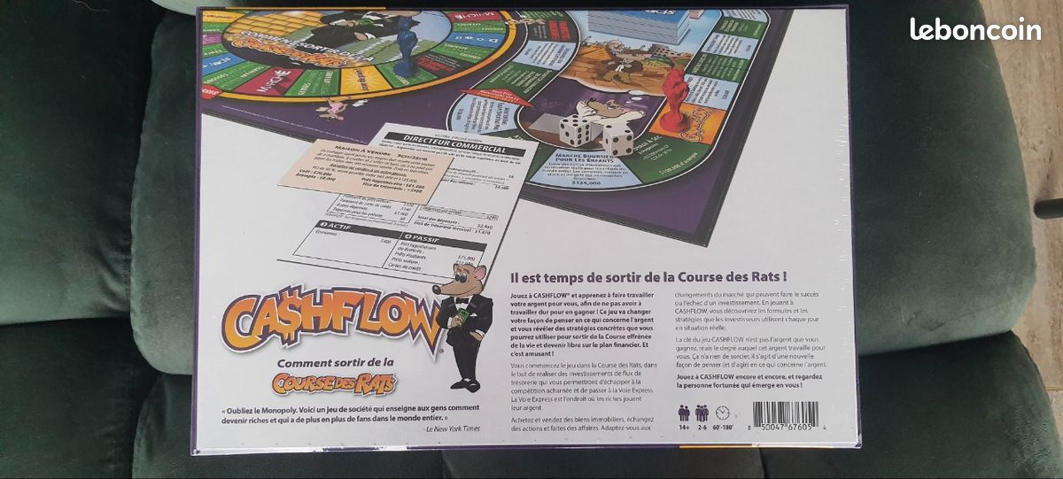 Jeu CASHFLOW – Edition Française – NEUF (sous blister) (image 4)