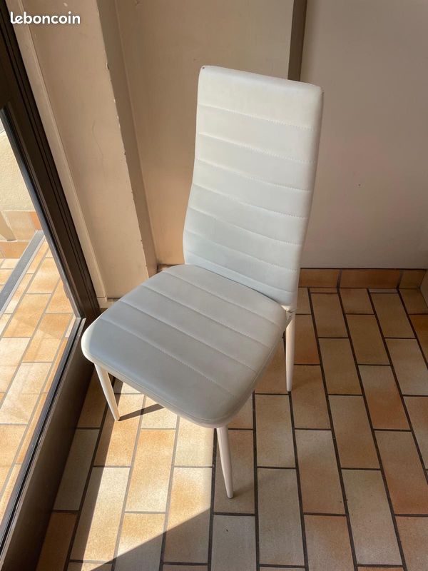 Chaise blanche x3 (image 3)