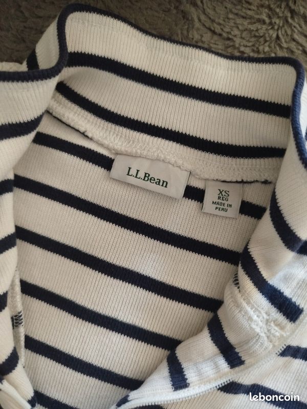 Pull col zip LL Bean - XS (34) (image 3)