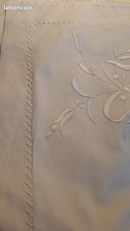 Lot de 2 taies d oreillers vintage (image 2)
