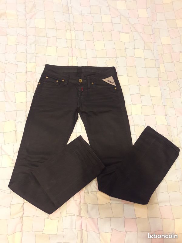 Jean slim noir Replay (image 1)