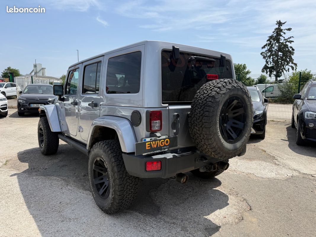 JEEP WRANGLER 3.6 285CH UNLIMITED SAHARA-MARCHE PIED ELEC-LIGNE A CLAPET-TREUIL-SIÈGES CHAUFFANTS AV- ATTELAGE-GPs (image 4)