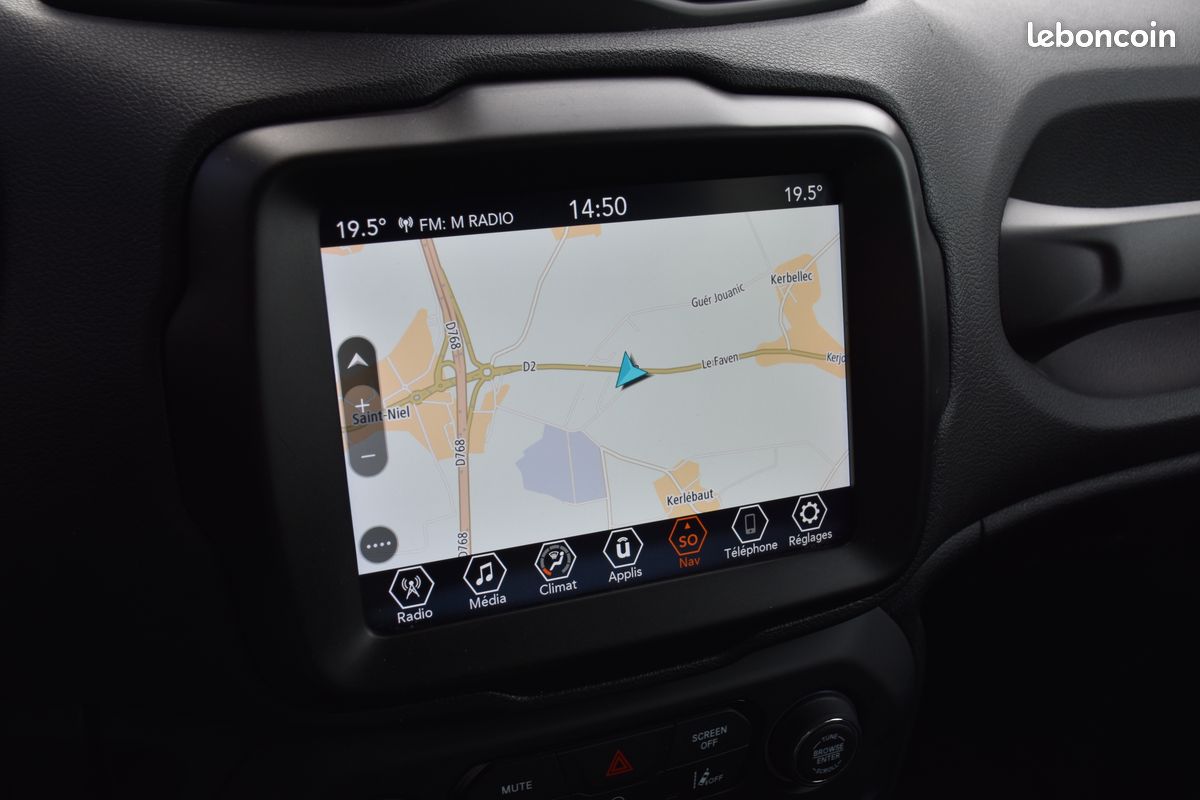 Jeep Renegade e-Hybrid BVA • 1ère Main • Caméra • LED • Garantie (image 13)