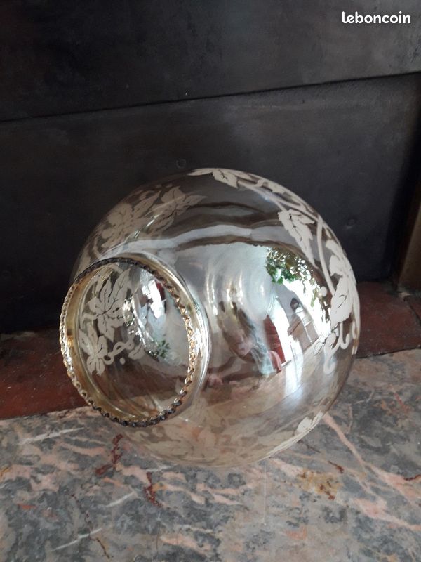 Abat jour en verre Sérigraphié (image 2)