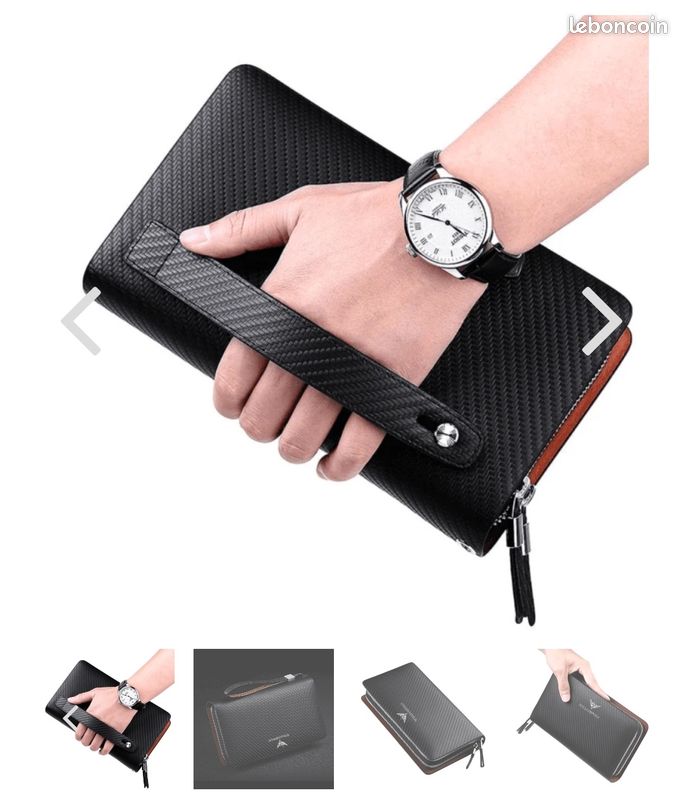 Portefeuille en cuir de luxe (image 1)
