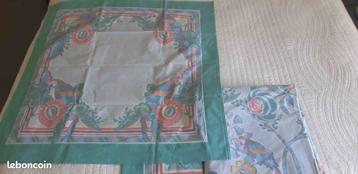 Olivier Desforges : Drap Coton (pour lit 2 places) + 2 Taies Taille XL (image 6)