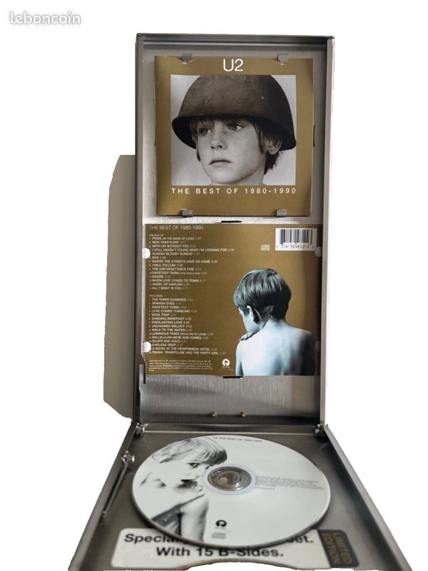 U2 - The Best Of 1980 / 1990 coffret en acier inoxydable limité à 100 exemplaires - Copie Nr 65 (image 4)