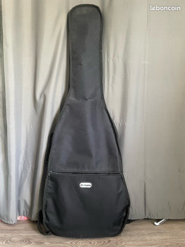 Pack basse Squier Bronco by Fender + ampli Fender Rumble 15 + housse + câble + sangle (image 3)