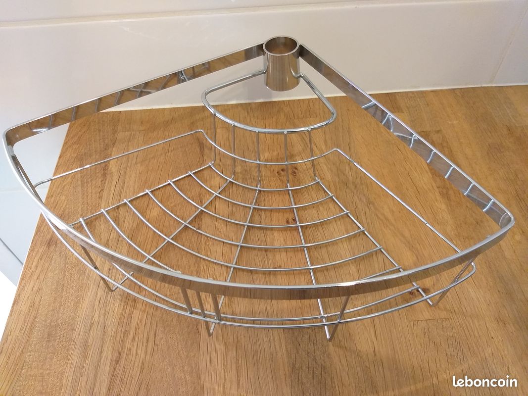 Panier rangement douche inox (image 1)