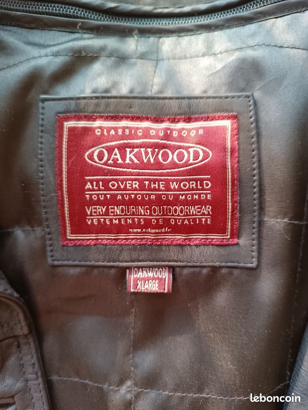 Veste en cuir oakwood (image 2)