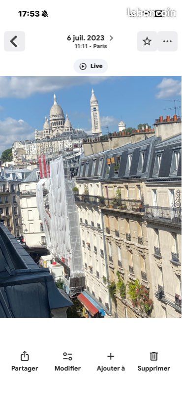 Appartement 1 pièce 11 m² · à Paris · 11 m² · 110 000 €
