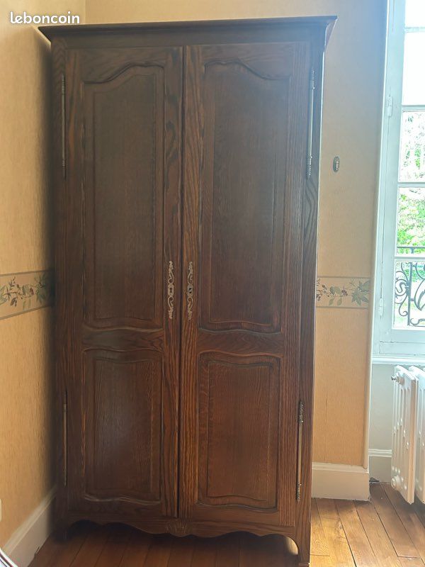 Meuble en bois à vendre 2 portes (image 1)