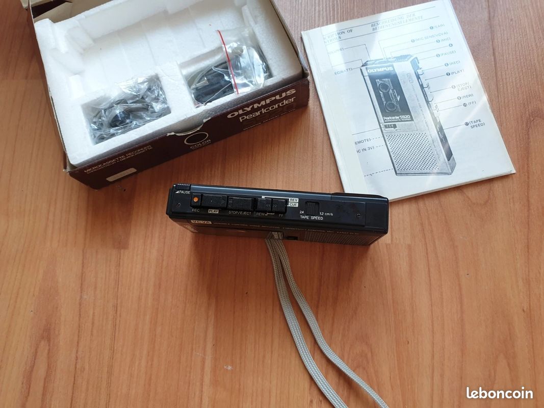 Olympus 2 Recorder Dictaphone Microcassette + Test OK ! (D'occasion) à