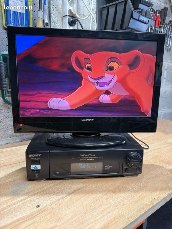 Magnétoscope VHS Professionnel Sony SVT-96LP – Lecture Et Enregistrement, état Fonctionnel