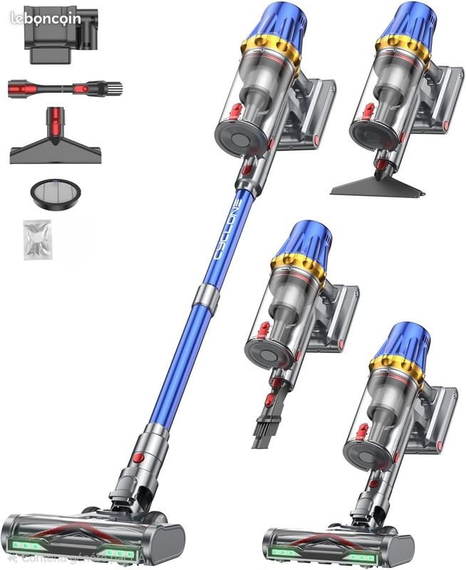 Aspirateur balai sans fil Huhuba H9 reconditionné (image 1)