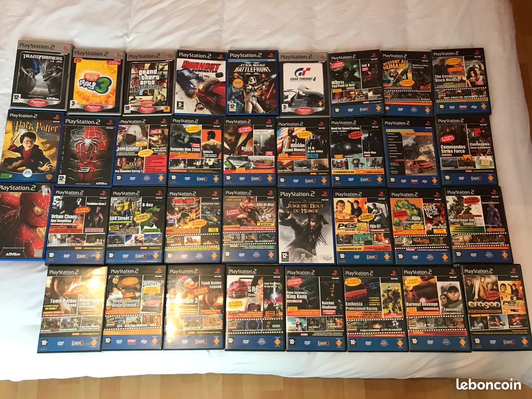 Gros lot de 35 jeux play station 2 (image 1)