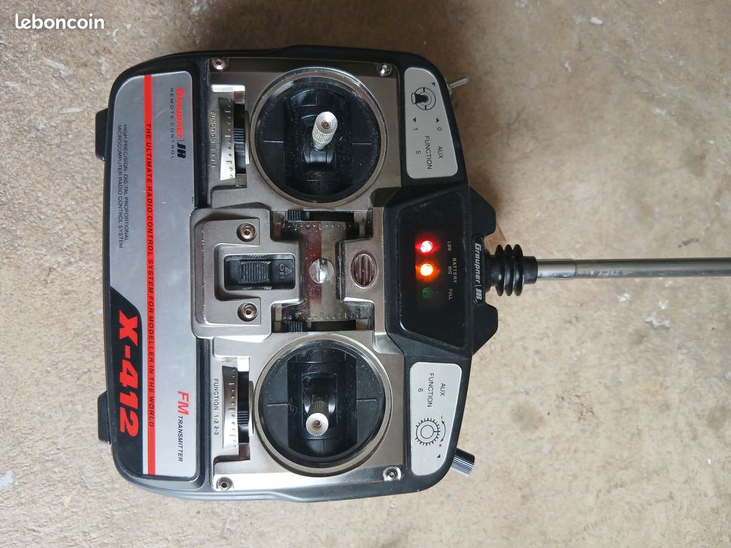 Bateau Radiocommandé Graupner Mini Speed E1000 – Vintage Années 80 – Testé OK