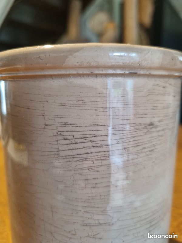 Pot ancien en faïence Creil et Montereau (image 4)