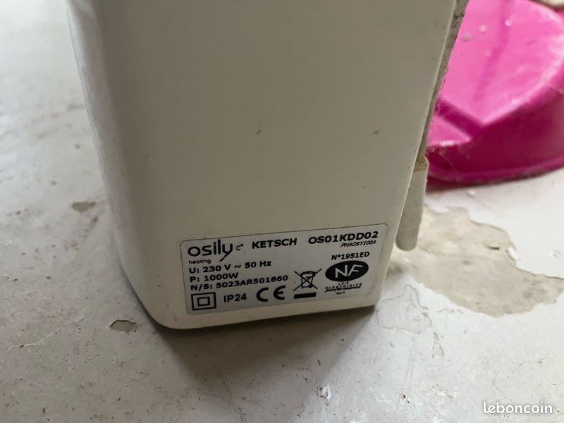 Chauffage à inertie programmable 1000w (image 3)