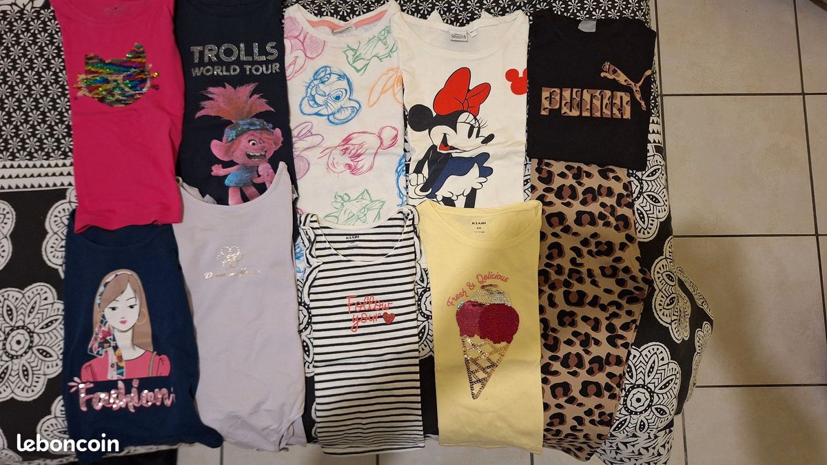 Vêtements filles 6/8 ans hiver été (image 12)
