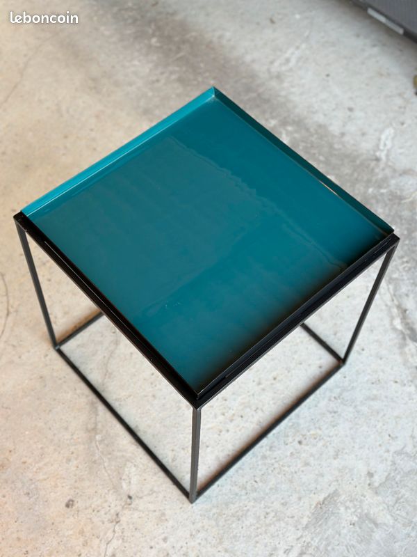 Superbe table basse Alinéa noir et bleu (image 4)