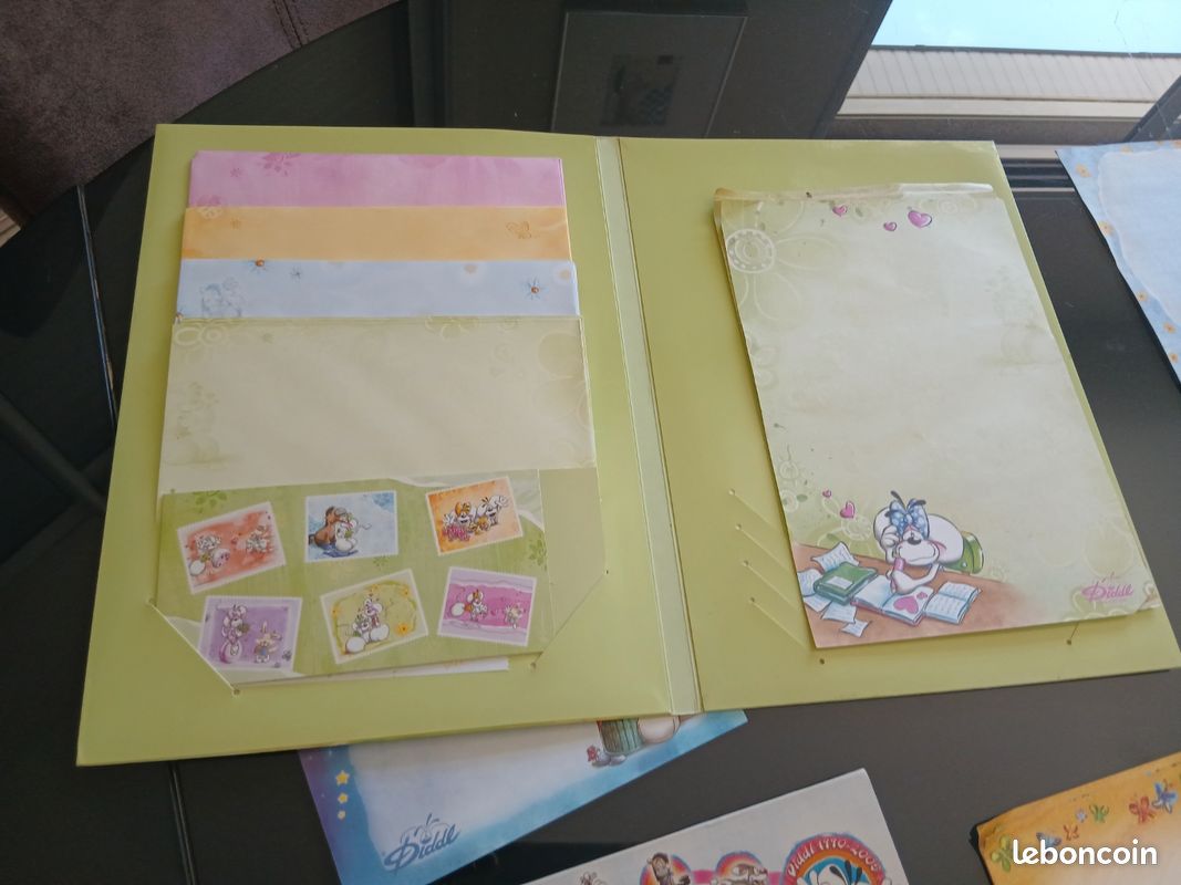 Années 2000-gros Lot Diddl blocs enveloppes parfumées timbres bloc note aimanté sacs souvenir (image 3)