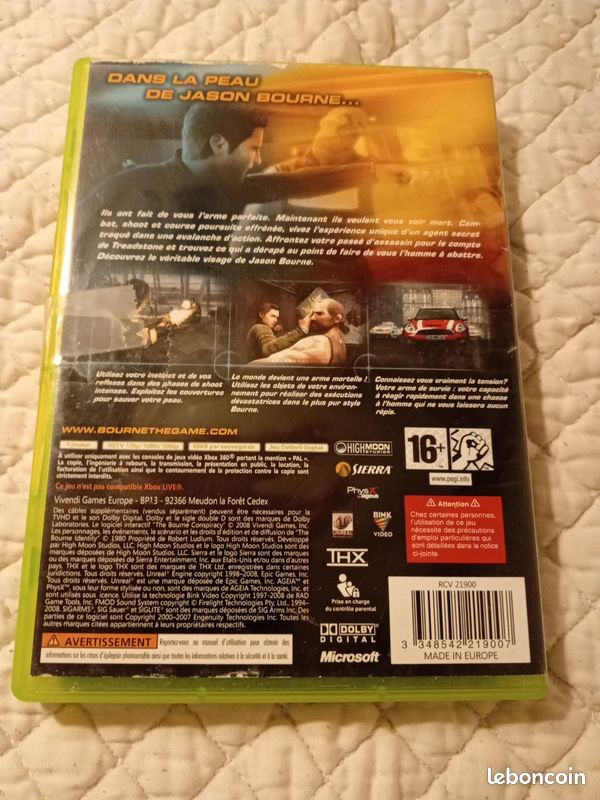 LA MÉMOIRE DANS LA PEAU xbox 360 - Collection