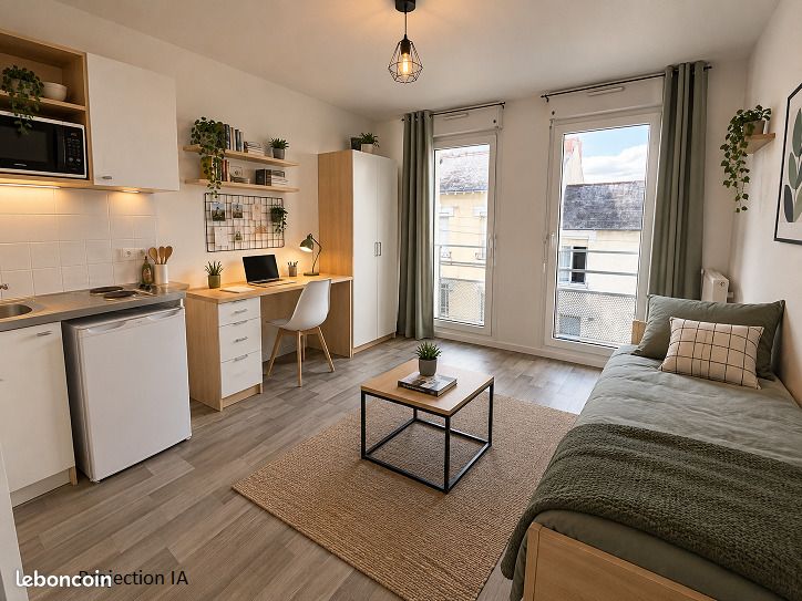 Appartement 1 pièce 21 m² · à Angers · 21 m² · 85 000 €