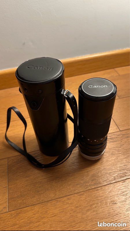 Objectif zoom Canon FD 100-200 mm F/5,6 S.C. avec