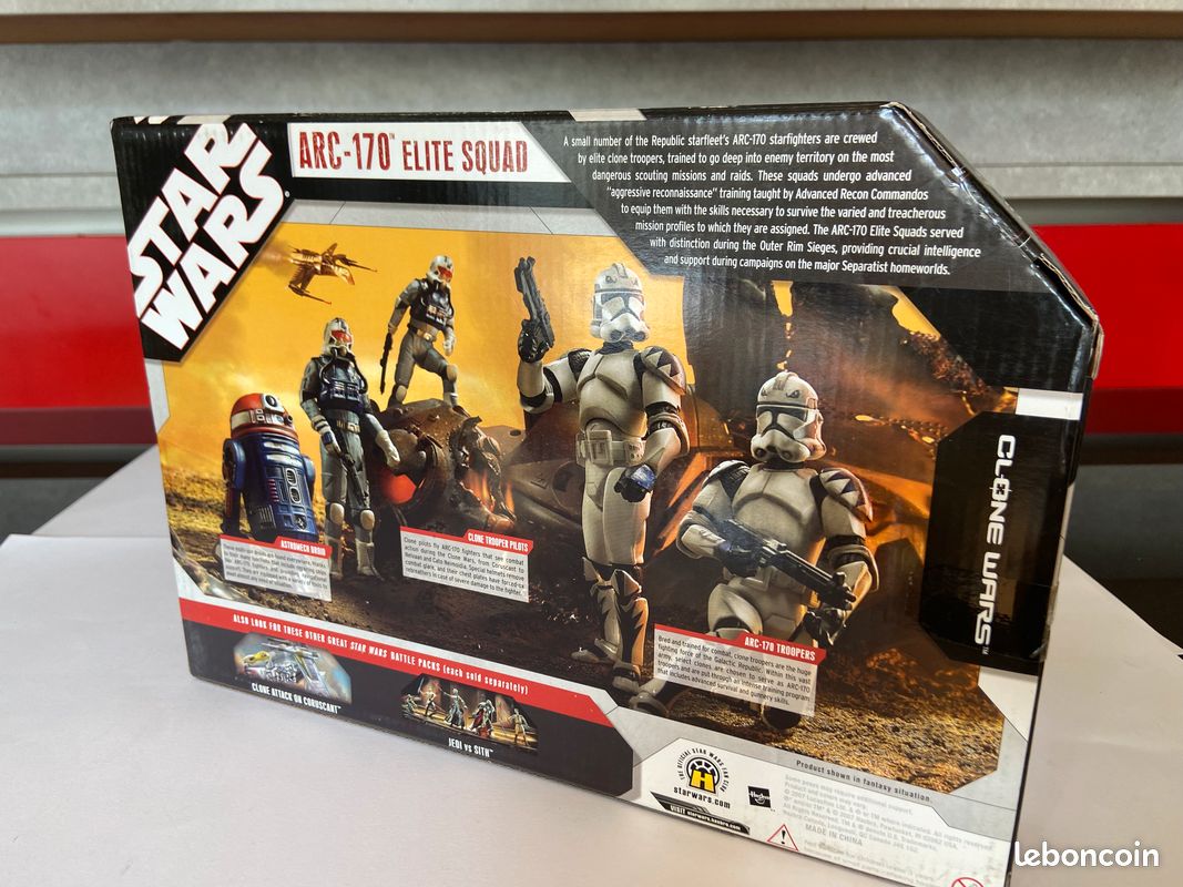 STAR WARS - Hasbro - ARC-170 ELITE SQAD BATTLE PACK 30TH ANNIV (image 5)