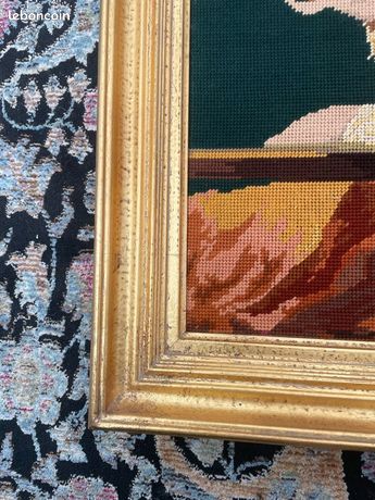 Grande tapisserie canevas vintage La Jeune Liseuse Fragonard