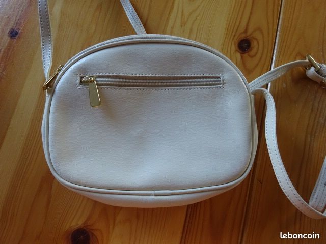 Sac à main cuir bandoulière H Paris (Hexagona ?) (image 2)