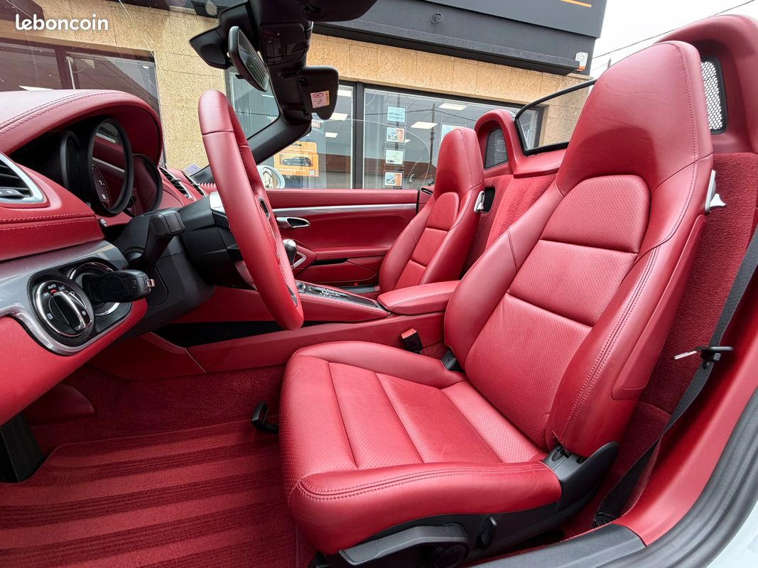 Porsche 718 boxster (982) 2.0 300ch - bvm6 - cuir etendu rouge bordeaux - jantes s 20 pouces - entretiens porsche (image 7)
