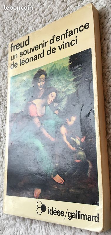 "Un souvenir d'enfance de Léonard de Vinci" de Sigmund Freud - Éditions Gallimard 1977 - Broché - Livre de poche (image 1)