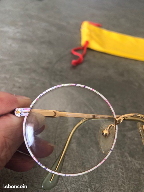 Lunettes De Soleil Vintage Galileo Shine 03 Or Bleu Ovale - Neuf Avec étiquettes, NOS