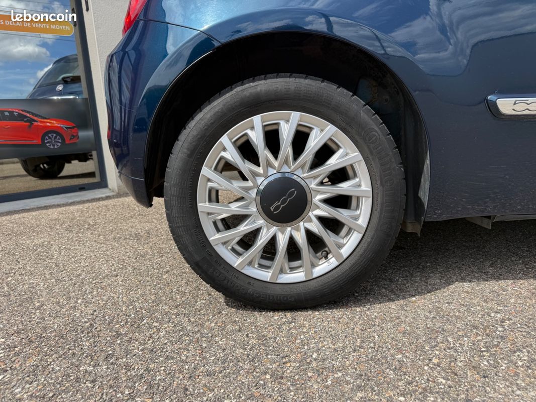 Fiat 500 1.2 70 lounge / distribution neuve / clim / toit panoramique / radars de recule / vitre electrique (image 28)