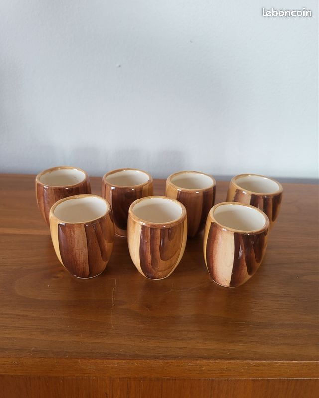 Gobelet Zeller En Polyrésine Et Cuir Synthétique - Couleur Crème, 7.6x10cm - Pour Brosse à Dents, Accessoires Salle De Bain - Design Rétro