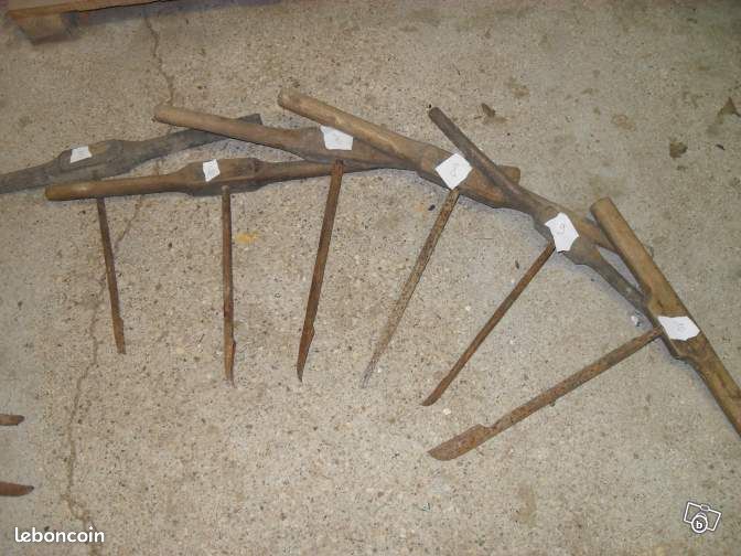 LOT de 10 gouges de sabotier - tonnelier (image 1)
