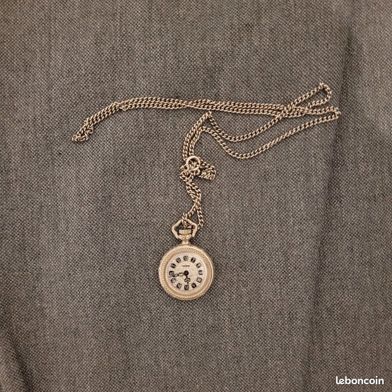 Montre à Gousset Ancienne Yema Dorée - Fonctionne, Bon état D'occasion