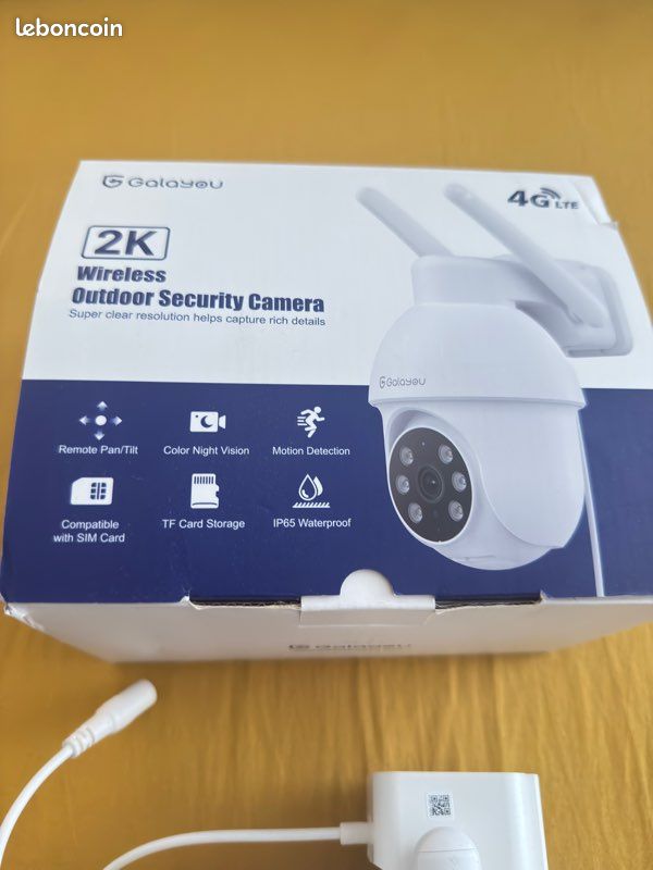 Caméra de surveillance extérieure 4G PTZ Galayou Y4, 2K, vision nocturne (image 4)