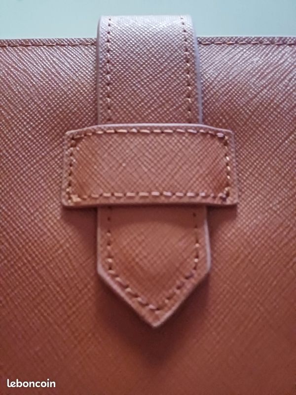 Cherloi - Portefeuille de Voyage Organisateur Passeport - Cuir Saffiano - Neuf (image 2)