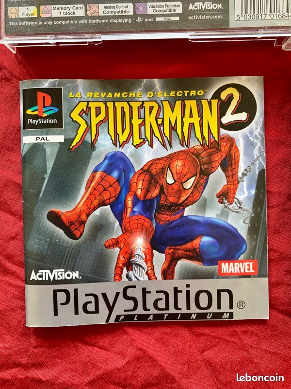 Jeu Spider-Man 2 la revanche d'Electro ps1 - Jeux vidéo
